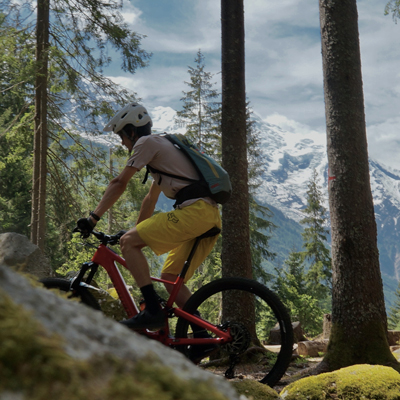 Les glaciers de Chamonix en VTT électrique