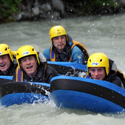 Descente de l'Arve en nage en eau vive